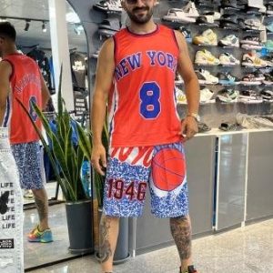 تاپ شلوارک سوزنی