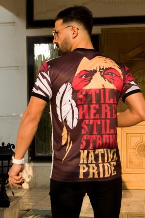 تیشرت سوزنی سرخپوست